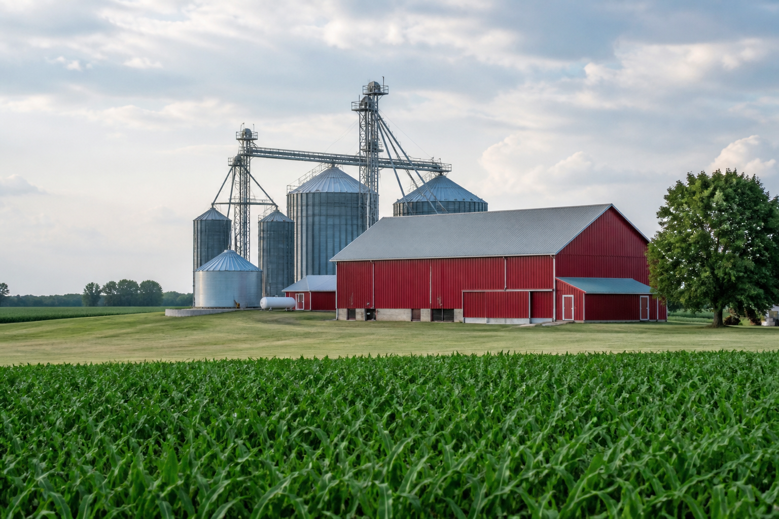 Iowa farm barn
